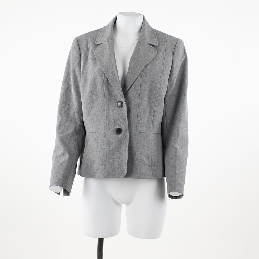 Kasper Two-Button Jacket Grey Black - Picture 2 of 5
